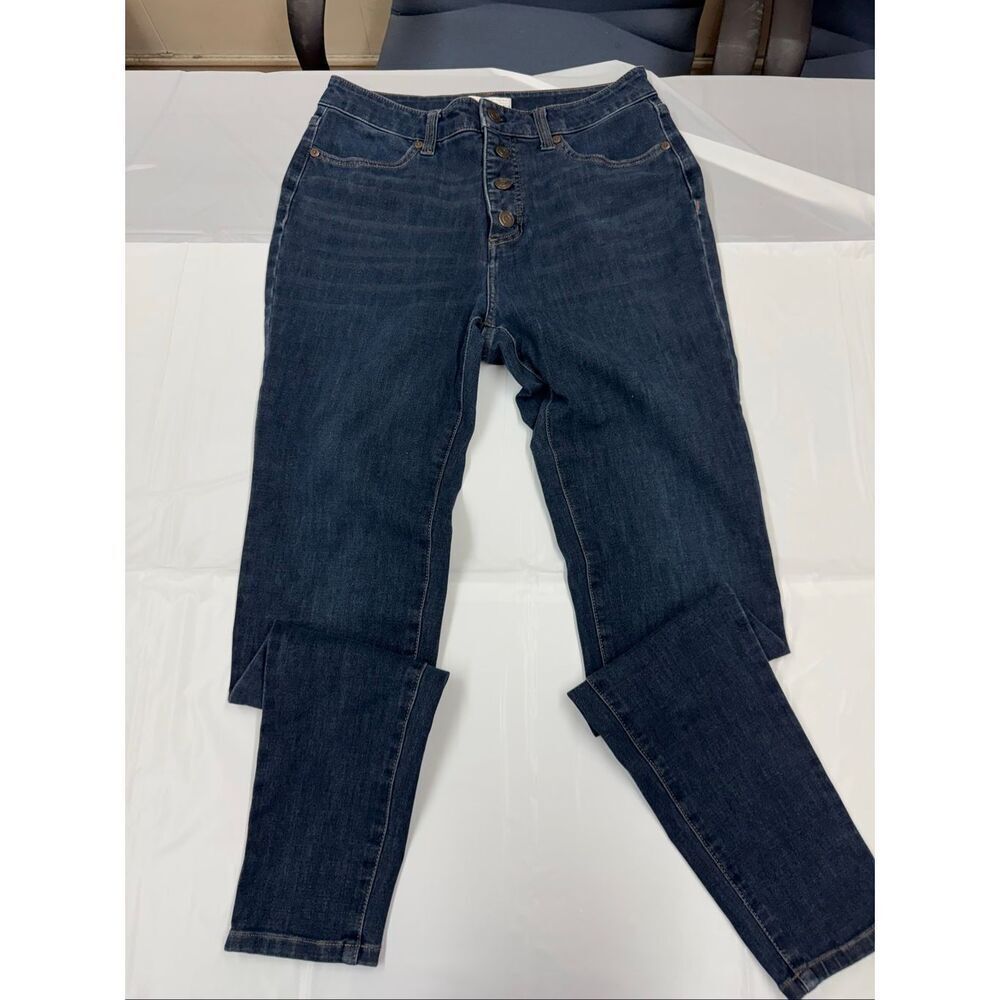 Lauren Conrad Super High Rise Super Skinny Button Fly Jeans Size 6 Long